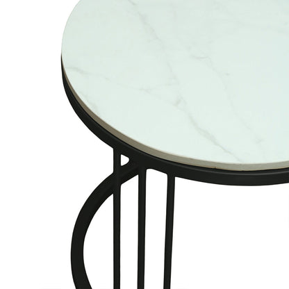 Modern Black Finished Coffee Table/ Center Table Set for Living Room