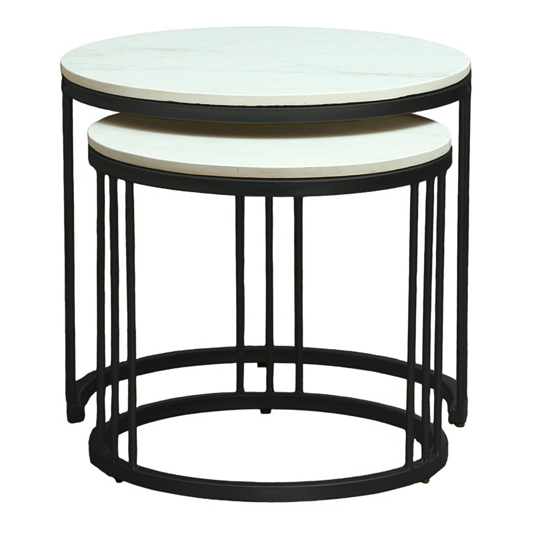 Modern Black Finished Coffee Table/ Center Table Set for Living Room
