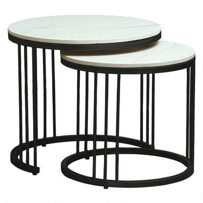 Modern Black Finished Coffee Table/ Center Table Set for Living Room