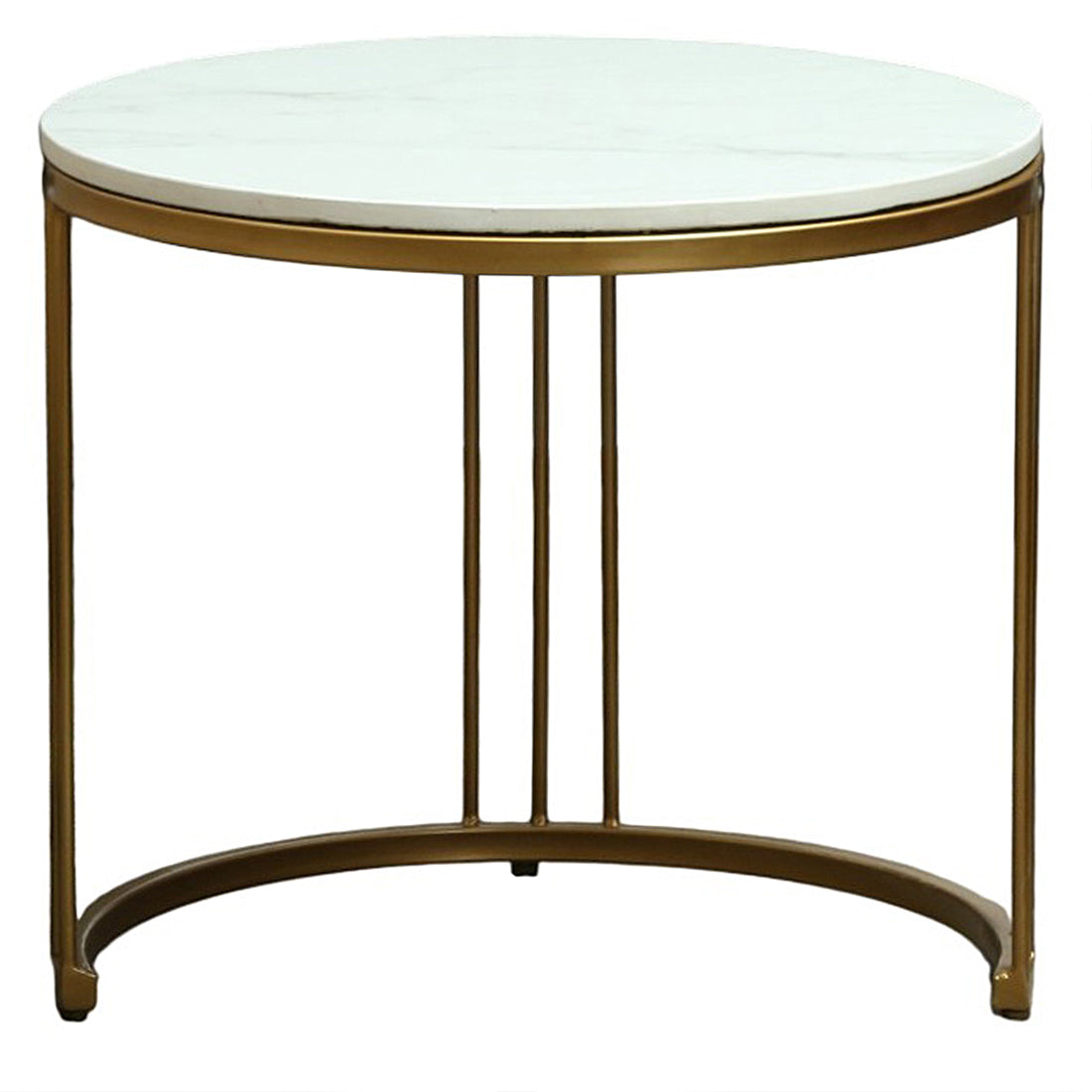 Round  Gold Finished Coffee Table /Center Table (Set of 2) (Copy) (Copy)