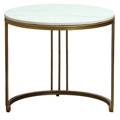 Round  Gold Finished Coffee Table /Center Table (Set of 2) (Copy) (Copy)