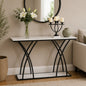 Designer Black Finished Console Table for Living Room & Foyer
