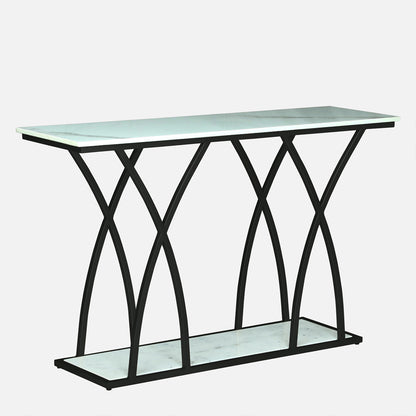 Designer Black Finished Console Table for Living Room & Foyer