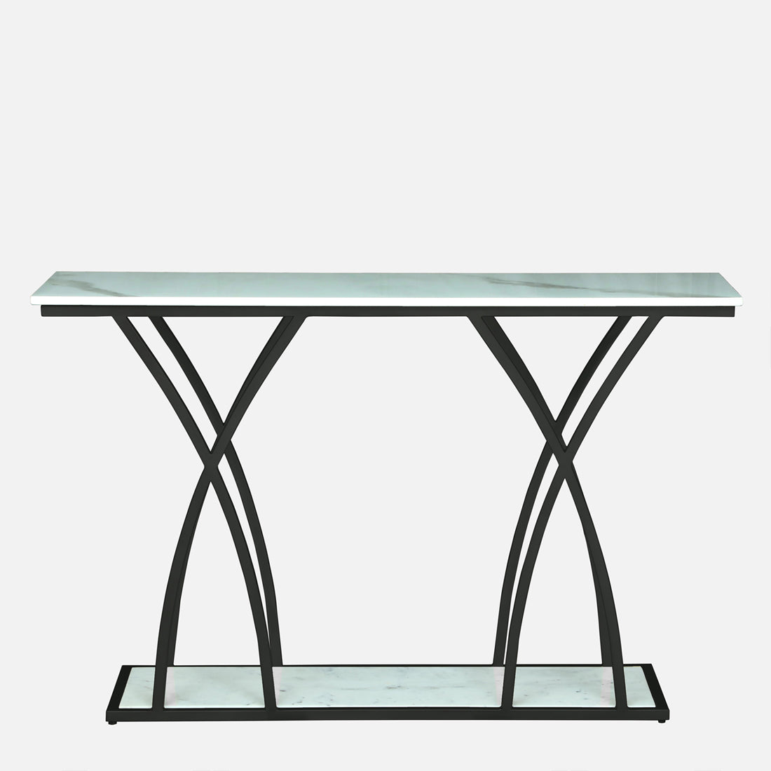 Designer Black Finished Console Table for Living Room & Foyer