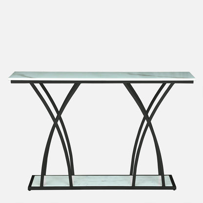 Designer Black Finished Console Table for Living Room & Foyer
