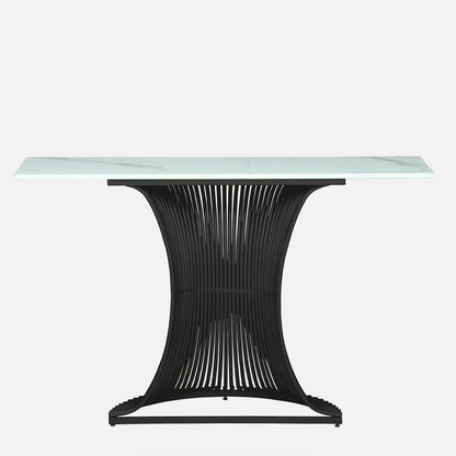 Designer Black Finished Console Table for Living Room & Foyer