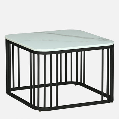 Modern Square  Black Finished Nesting Coffee Table /Center Table  (Set of 2)