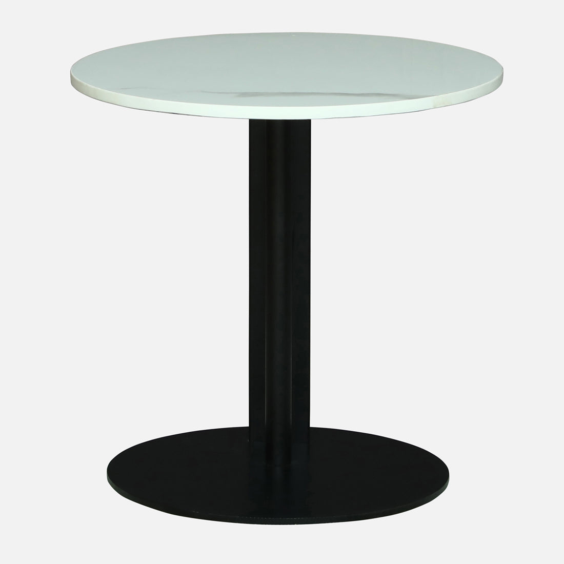 Round  Black Finished Nesting Coffee Table /Center Table (Set of 2)