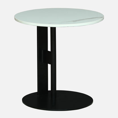 Round  Black Finished Nesting Coffee Table /Center Table (Set of 2)