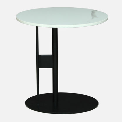 Round  Black Finished Nesting Coffee Table /Center Table (Set of 2)