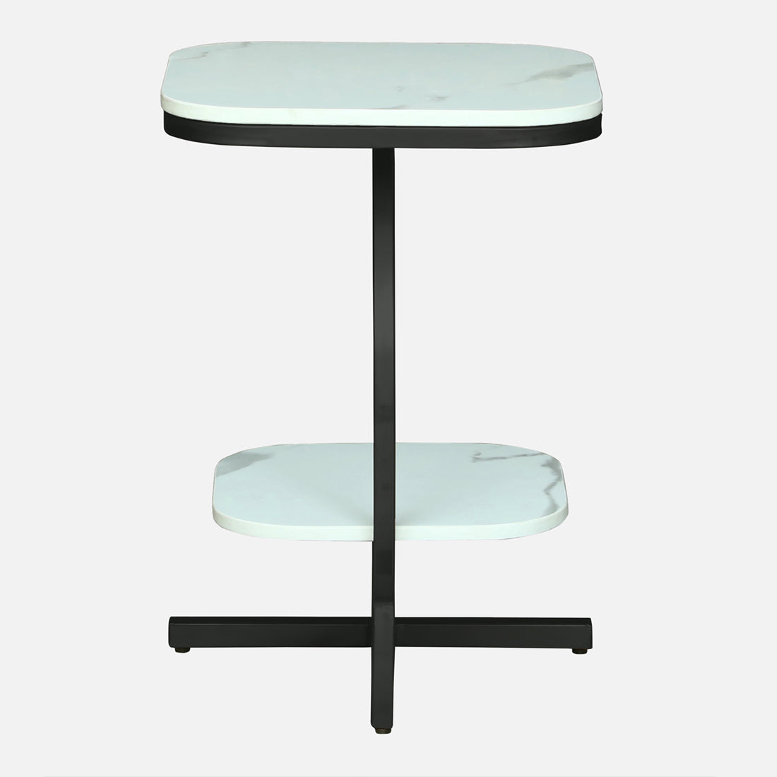 Square  Black  Finished Side Table /End Table