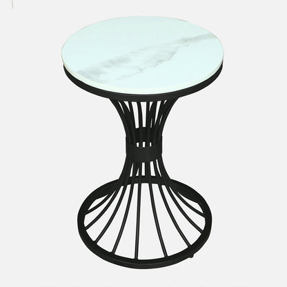 Round  Black Finished Side Table /End Table