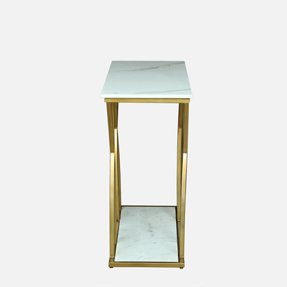 Designer Gold Finished Console Table for Living Room & Foyer
