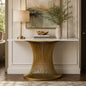 Elegent Gold Finished Console Table for Living Room & Foyer