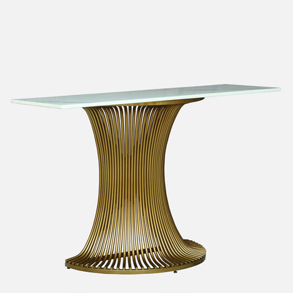 Elegent Gold Finished Console Table for Living Room & Foyer