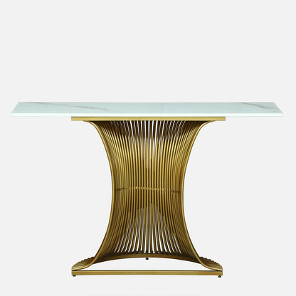 Elegent Gold Finished Console Table for Living Room & Foyer