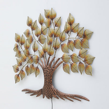 Elegant Metal Peepal Tree (Tree of Life) LED Wall Art – Transform Your Living Space