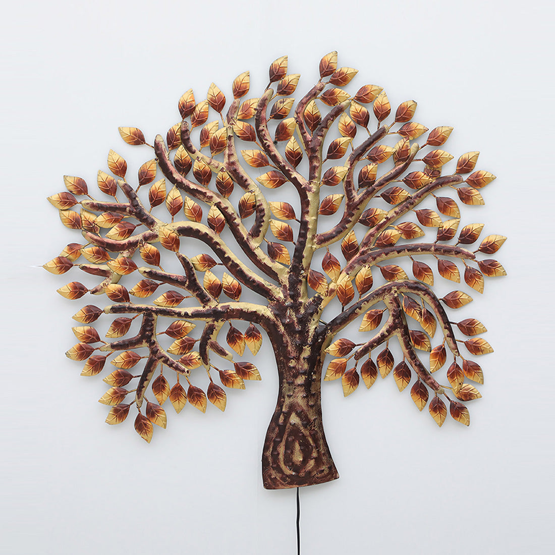 BHAVYAWUD™ Premium LED Metal Tree of Life Wall Art Sculpture (34 x 34 Inches)