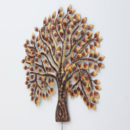 BHAVYAWUD™ Premium LED Metal Tree of Life Wall Art Sculpture (34 x 34 Inches)